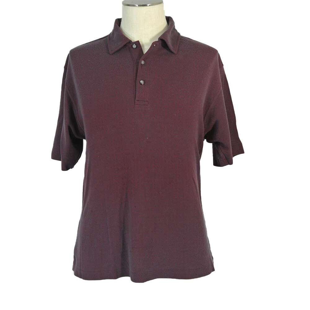 Nike Polo Shirt Mens M Purple Tiger Woods Golf Short Sleeve Regular Fit Sport
